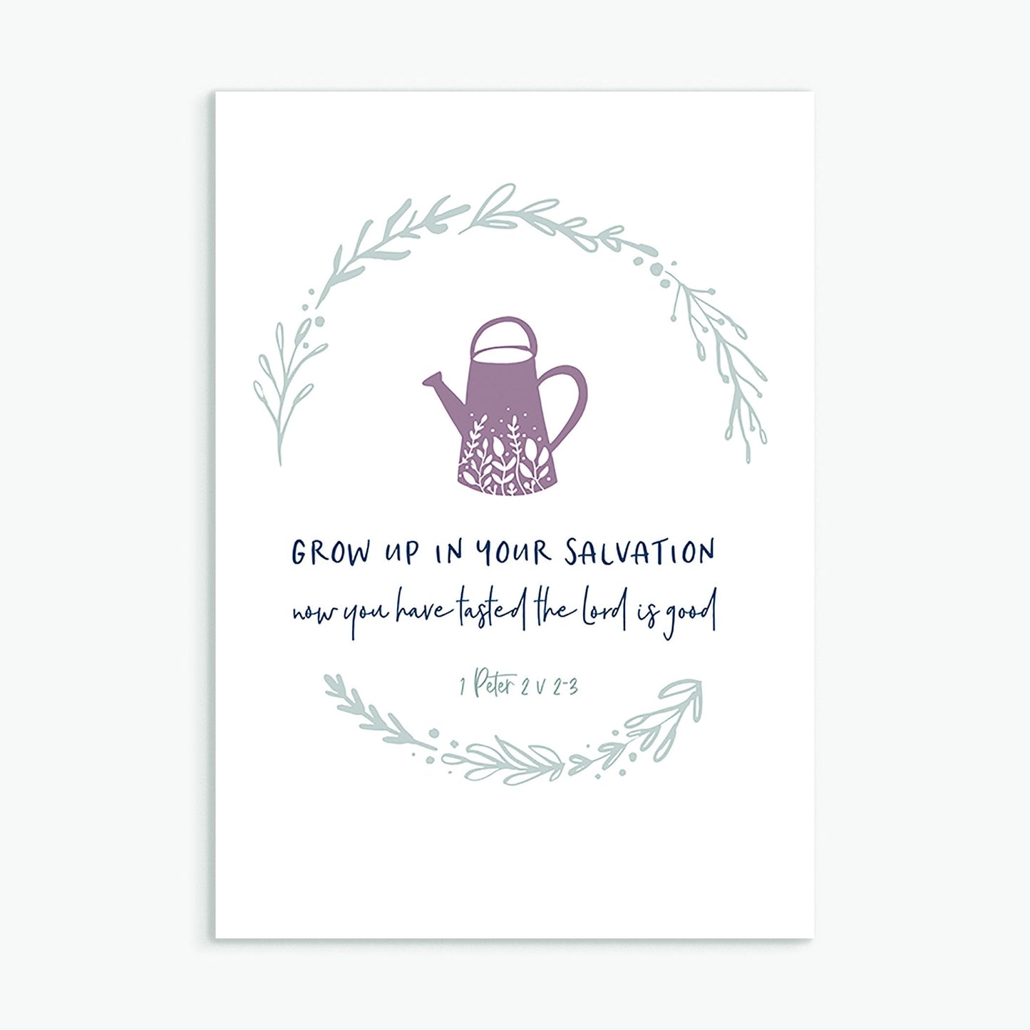 Grow Up in Your Salvation Greeting Card - Re-vived