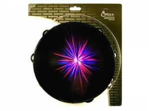 Starburst Tambourine Purple 10" - Re-vived