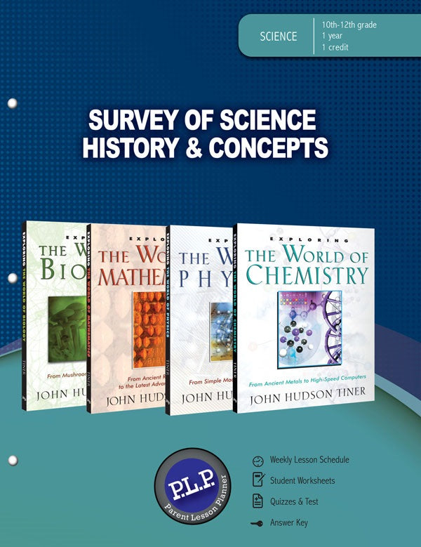 Survey Of Science History & Concepts Parent Lesson Planner - Re-vived