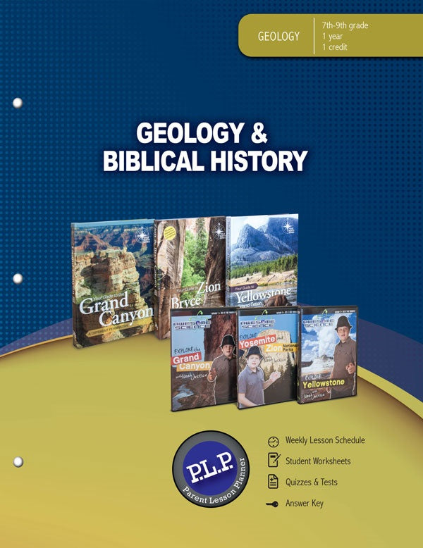 Geology & Biblical History Parent Lesson Planner - Re-vived