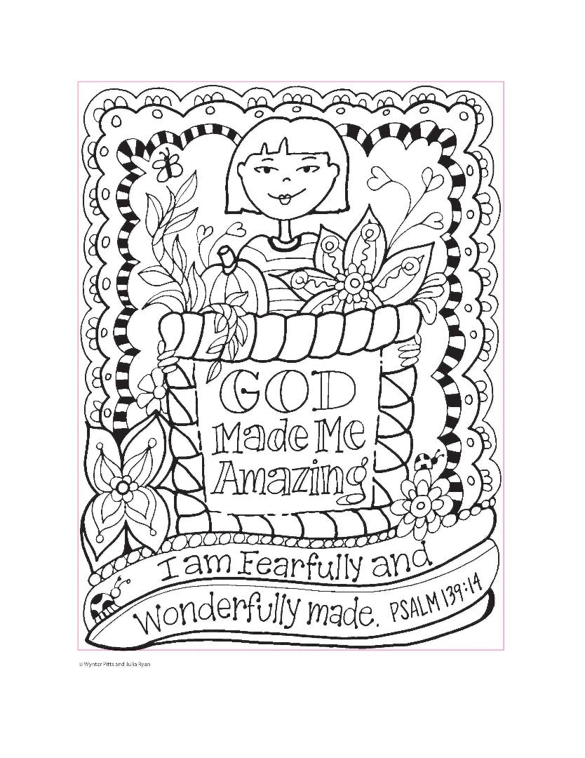You're God's Girl! Coloring Book - Re-vived