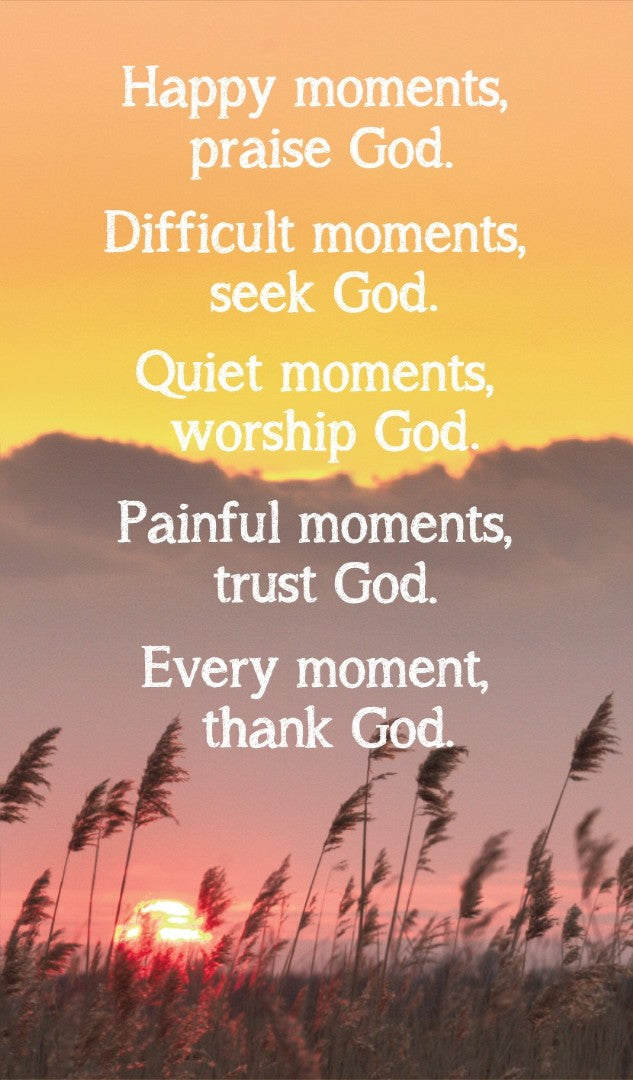 Happy Moments Prayer Card - Re-vived