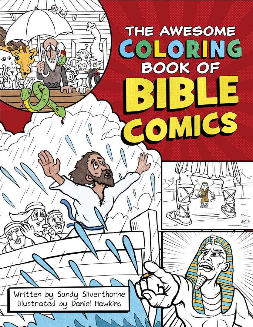 The Awesome Coloring Book Of Bible Comics - Re-vived