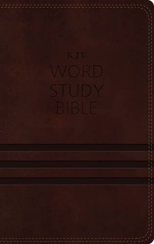 KJV Word Study Bible, Imitation Leather, Brown - Re-vived