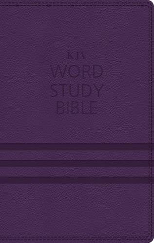 KJV Word Study Bible, Imitation Leather, Purple - Re-vived