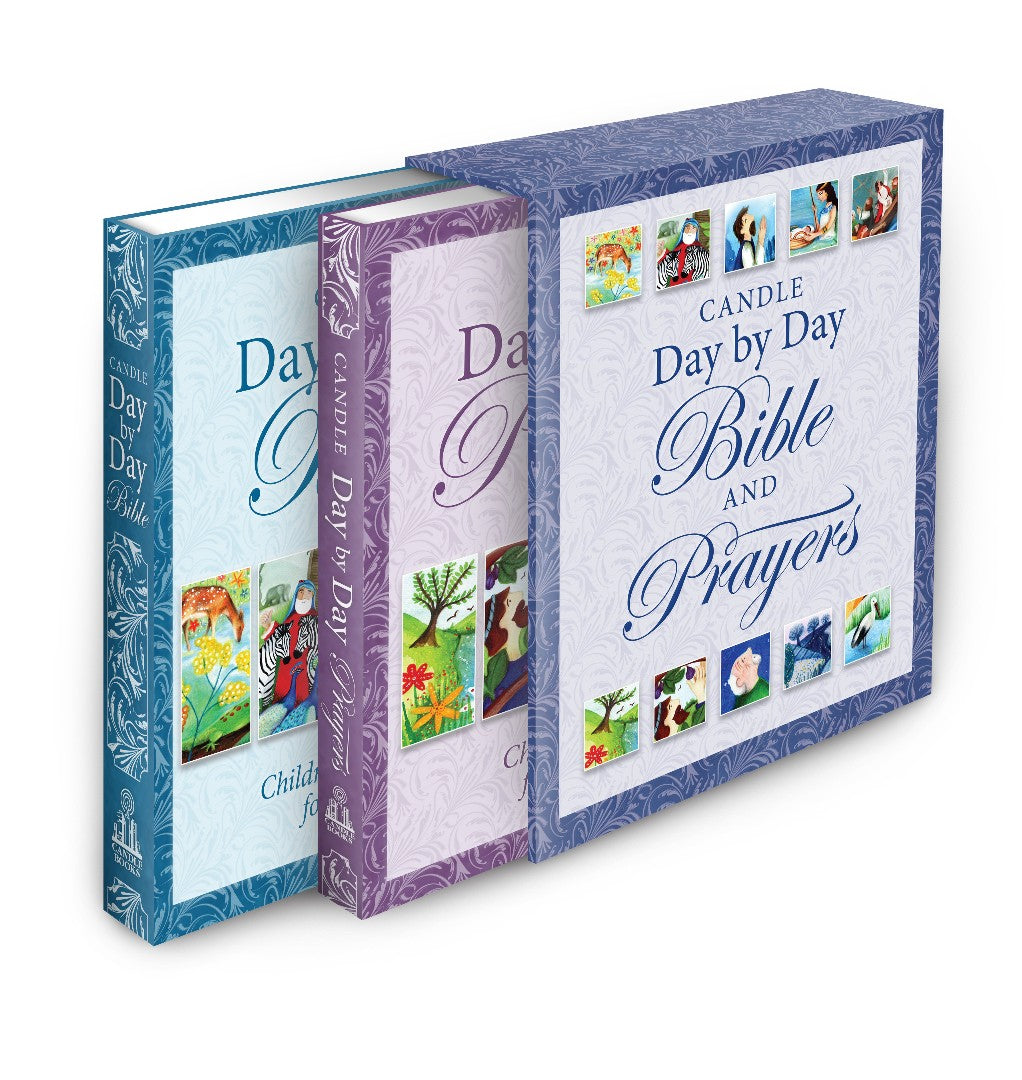 Candle Day By Day Bible And Prayers Gift Set - Re-vived