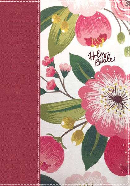 NKJV: Women's Study Bible, Full Color, Cloth, Floral - Re-vived