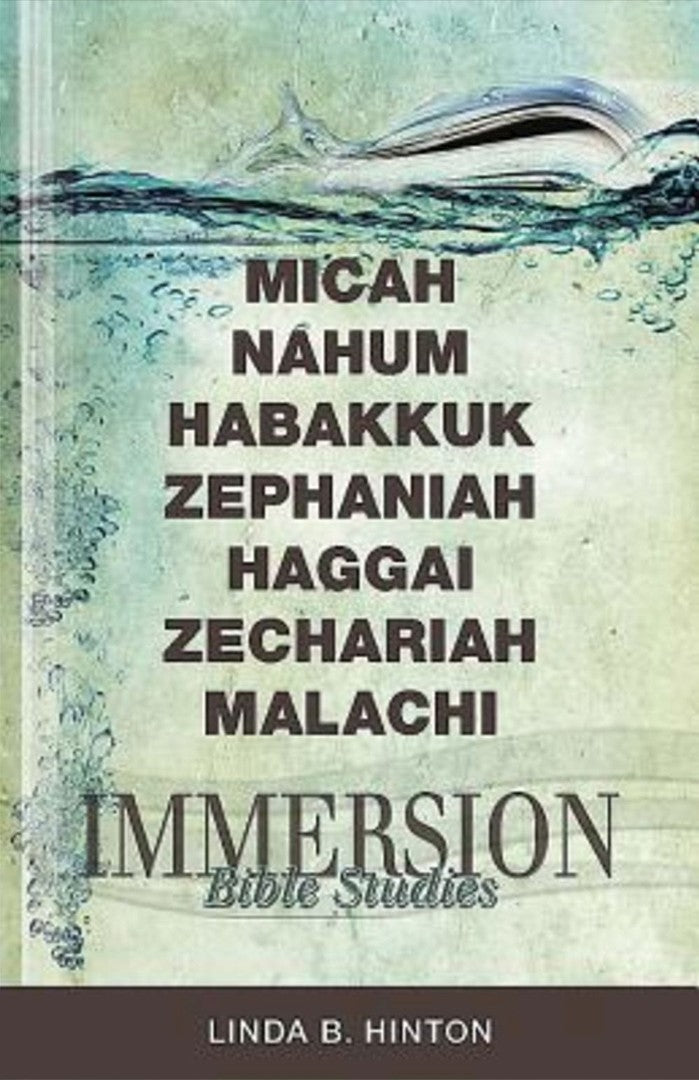 Immersion Bible Studies: Micah, Nahum, Habakkuk, Zephaniah, - Re-vived