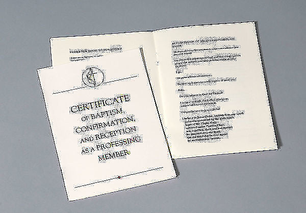 United Methodist Covenant III Baptism, Confirmation & Recept - Re-vived