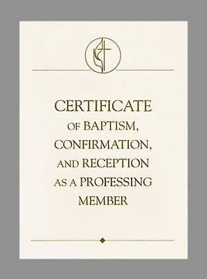 United Methodist Covenant I Baptism, Confirmation & Receptio - Re-vived
