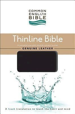 CEB Common English Thinline Bible, Genuine Leather Cowhide B - Re-vived