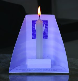Baptism Candle Holders Contemporary (Pack of 10) - Re-vived