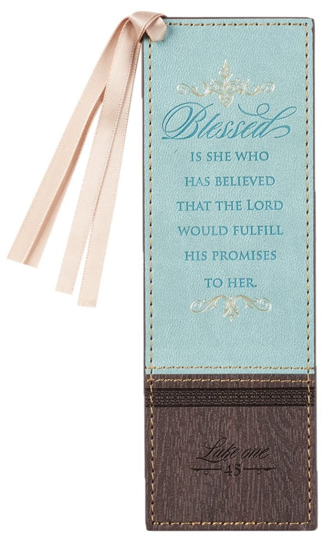 Blessed Is She LuxLeather Bookmark - Re-vived