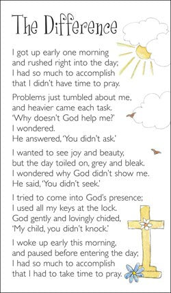 Difference, The Prayer Cards - Re-vived