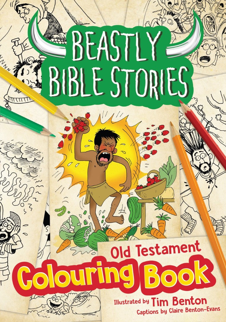 Beastly Bible Stories Colouring Book Old Testament - Re-vived