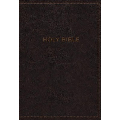 KJV Know The Word Study Bible, Brown, Red Letter Edition - Re-vived