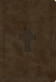 ESV Student Study Bible TruTone, Olive, Celtic Cross Design - Re-vived