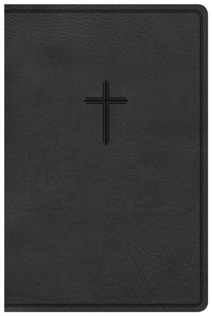 KJV Everyday Study Bible, Charcoal LeatherTouch - Re-vived