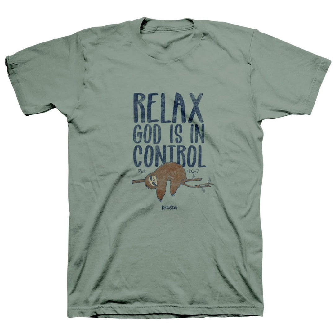 Relax Sloth T-Shirt, Large - Re-vived