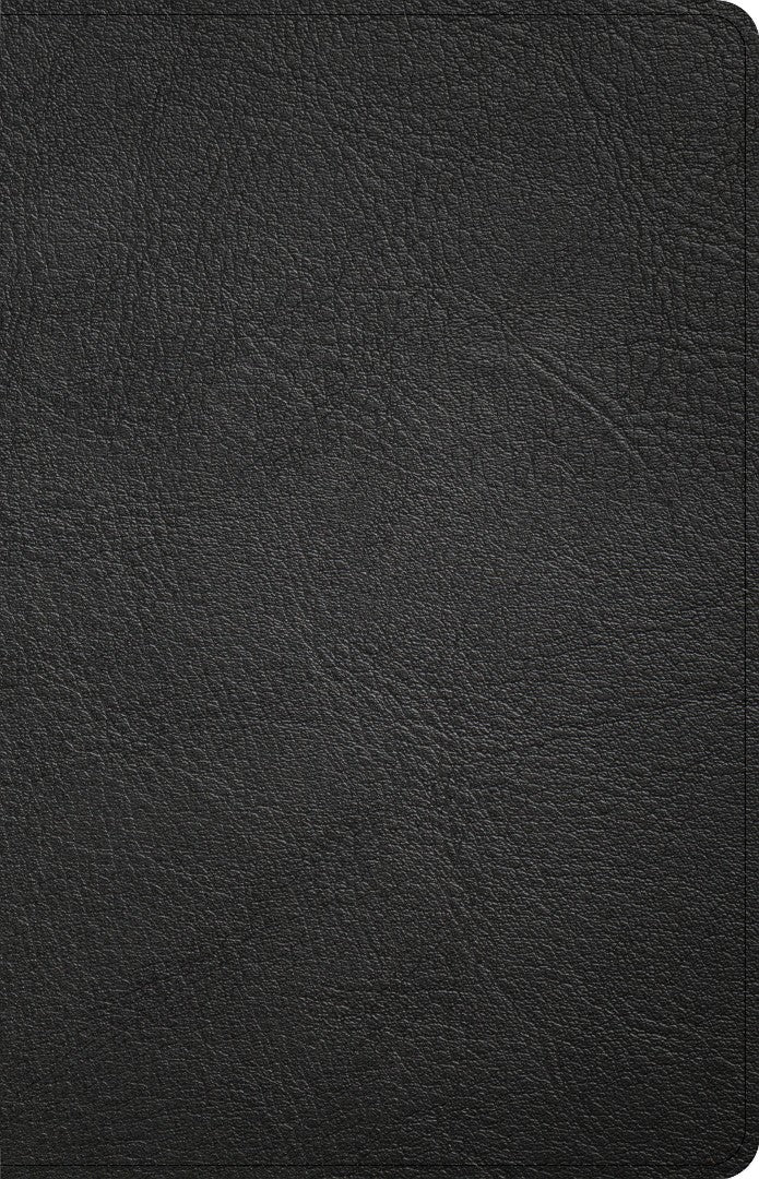 CSB Large Print Personal Size Reference Bible, Black - Re-vived