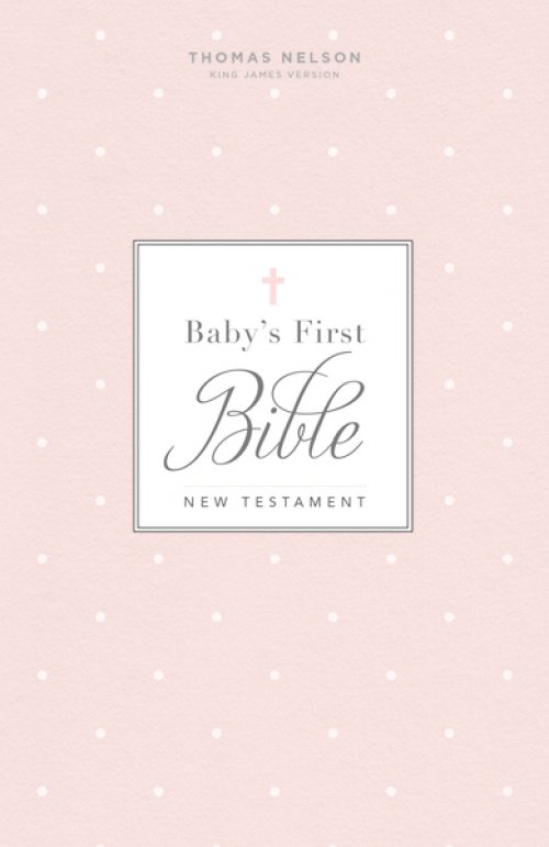 KJV Baby's First New Testament, Pink - Re-vived