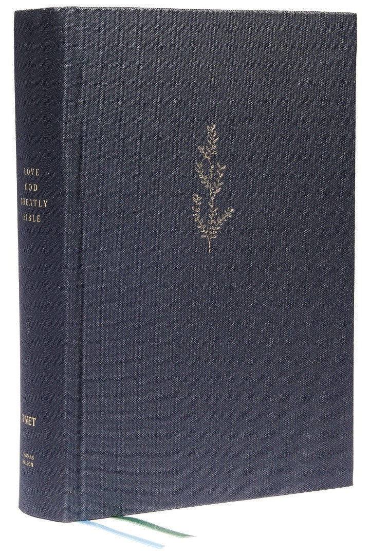 NET Young Women Love God Greatly Bible, Blue - Re-vived