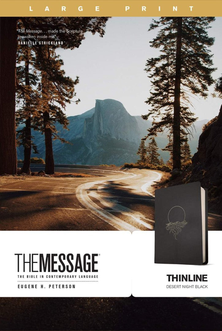Message Thinline, Large Print, Desert Night Black - Re-vived