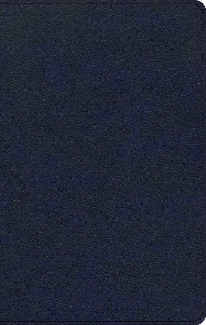 CSB Single-Column Personal Size Bible, Navy LeatherTouch - Re-vived