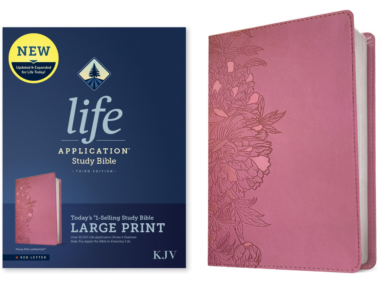 KJV Life Application Study Bible, Third Edition, Large Print - Re-vived