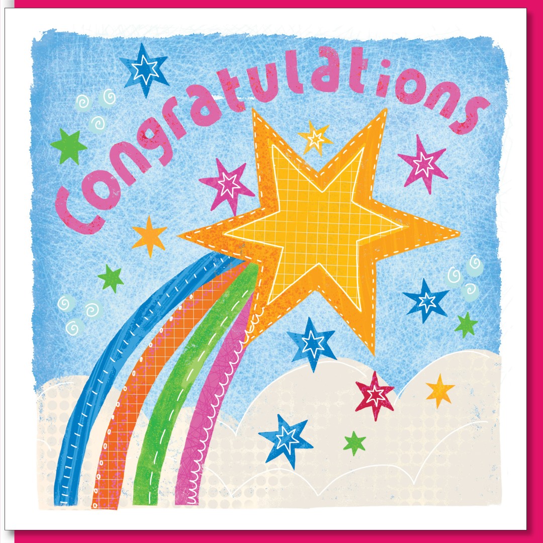 Congratulations Greetings Card - Re-vived