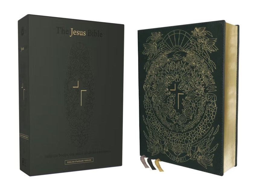 ESV The Jesus Bible, Artist Edition, Green - Re-vived