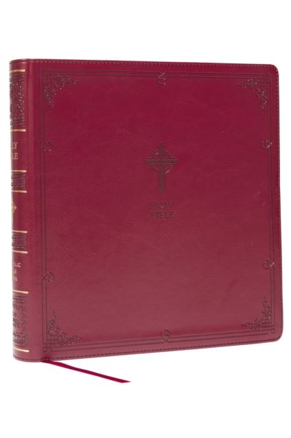NABRE XL, Catholic Edition, Leathersoft, Burgundy - Re-vived