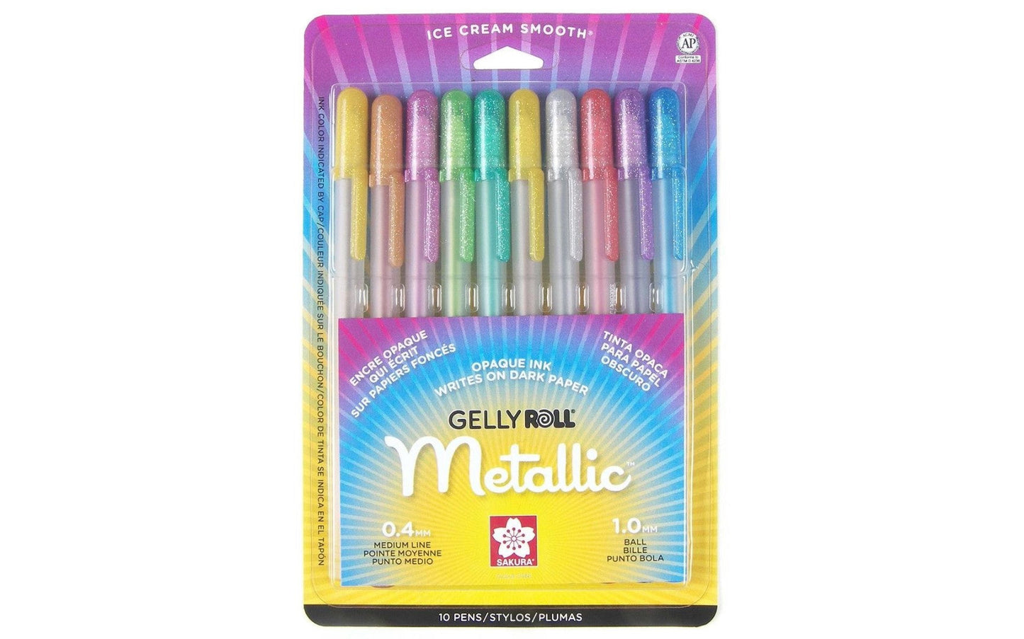 Gelly Roll Metallic Pen Set (pack of 10) - Re-vived