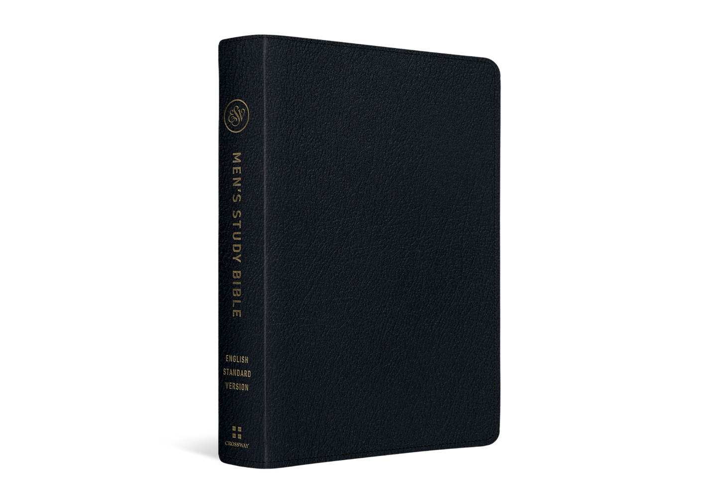 ESV Men's Study Bible, Black Genuine Leather - Re-vived