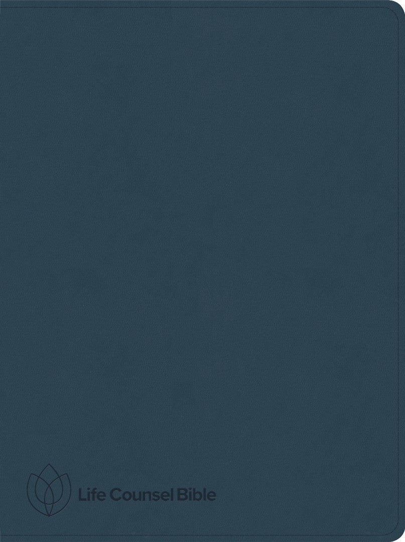 CSB Life Counsel Bible, Slate Blue LeatherTouch - Re-vived