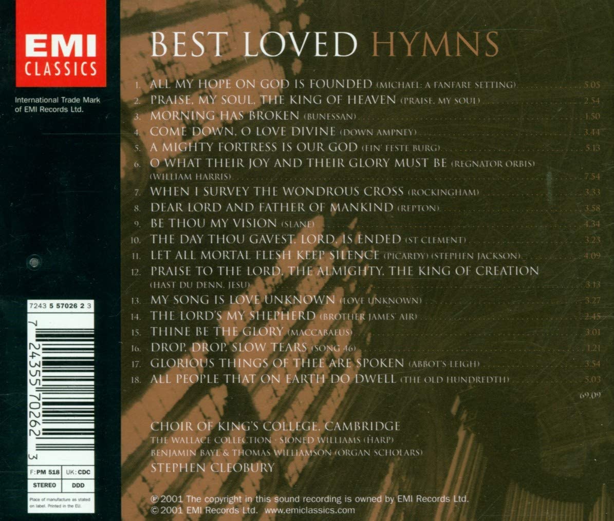 Best Loved Hymns CD - Re-vived