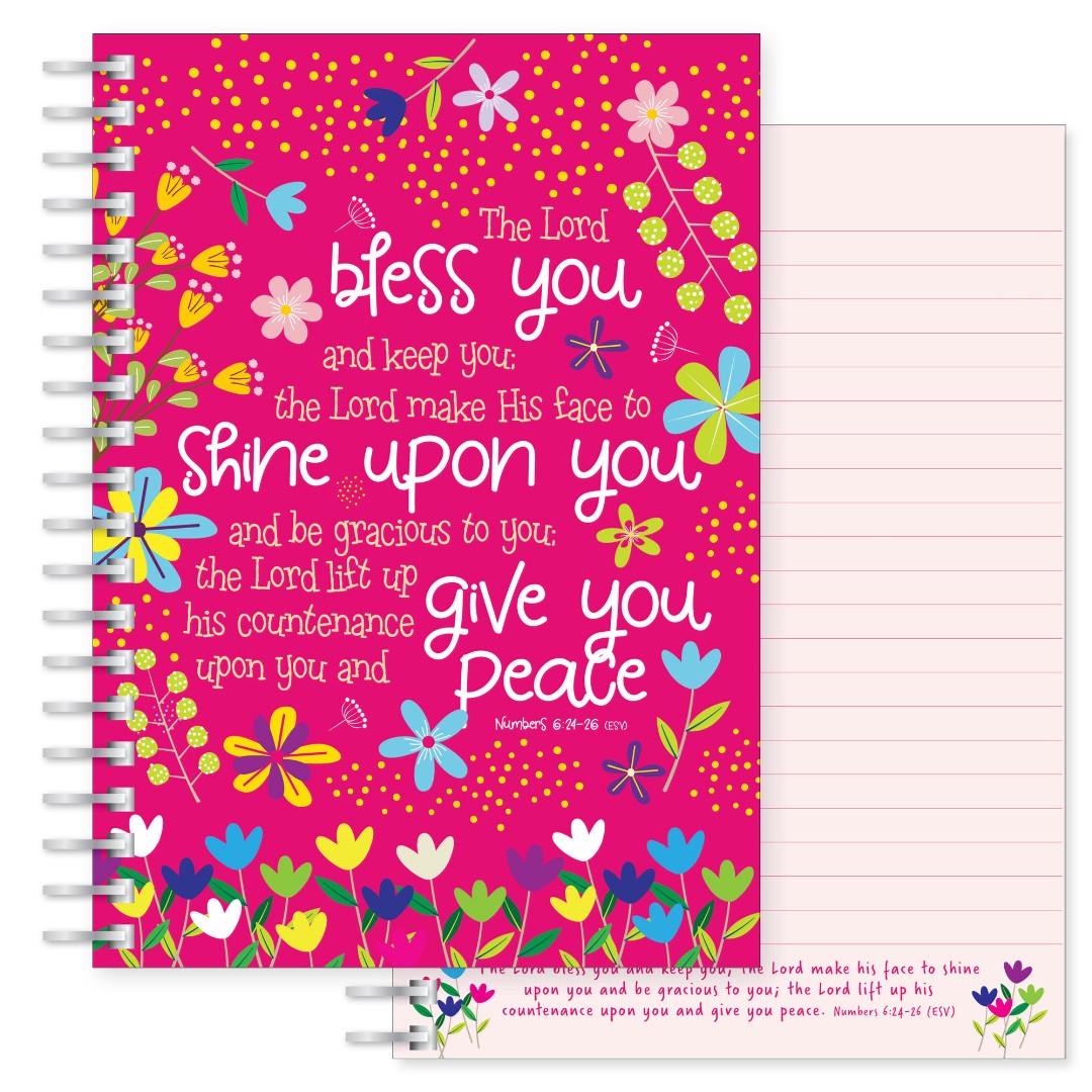 Bless You (Pink) A5 Notebook - Re-vived