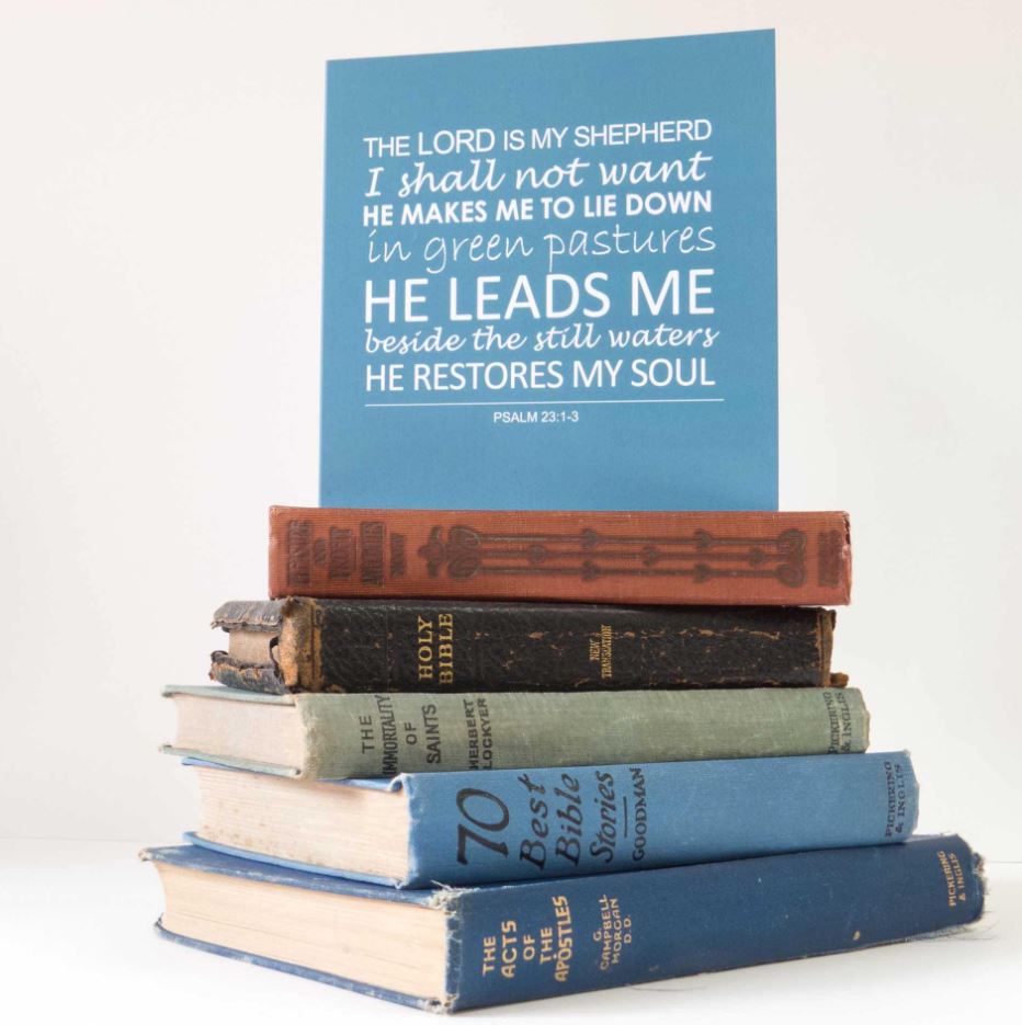 The Lord Is My Shepherd Notecard - Re-vived
