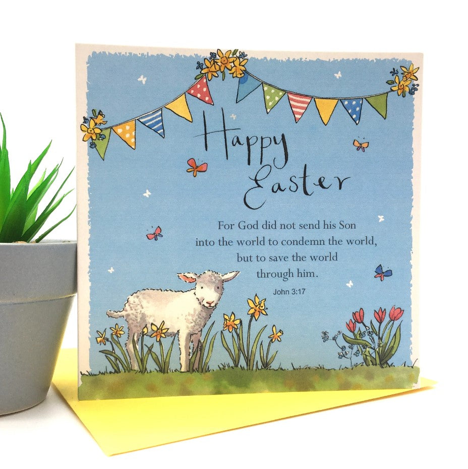 Spring Lamb Easter Cards (Pack of 5) - Re-vived