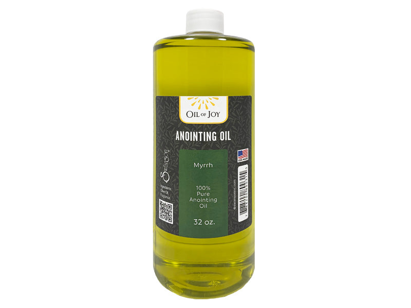 Anointing Oil Myrrh Refill 32 Oz Bottle - Re-vived