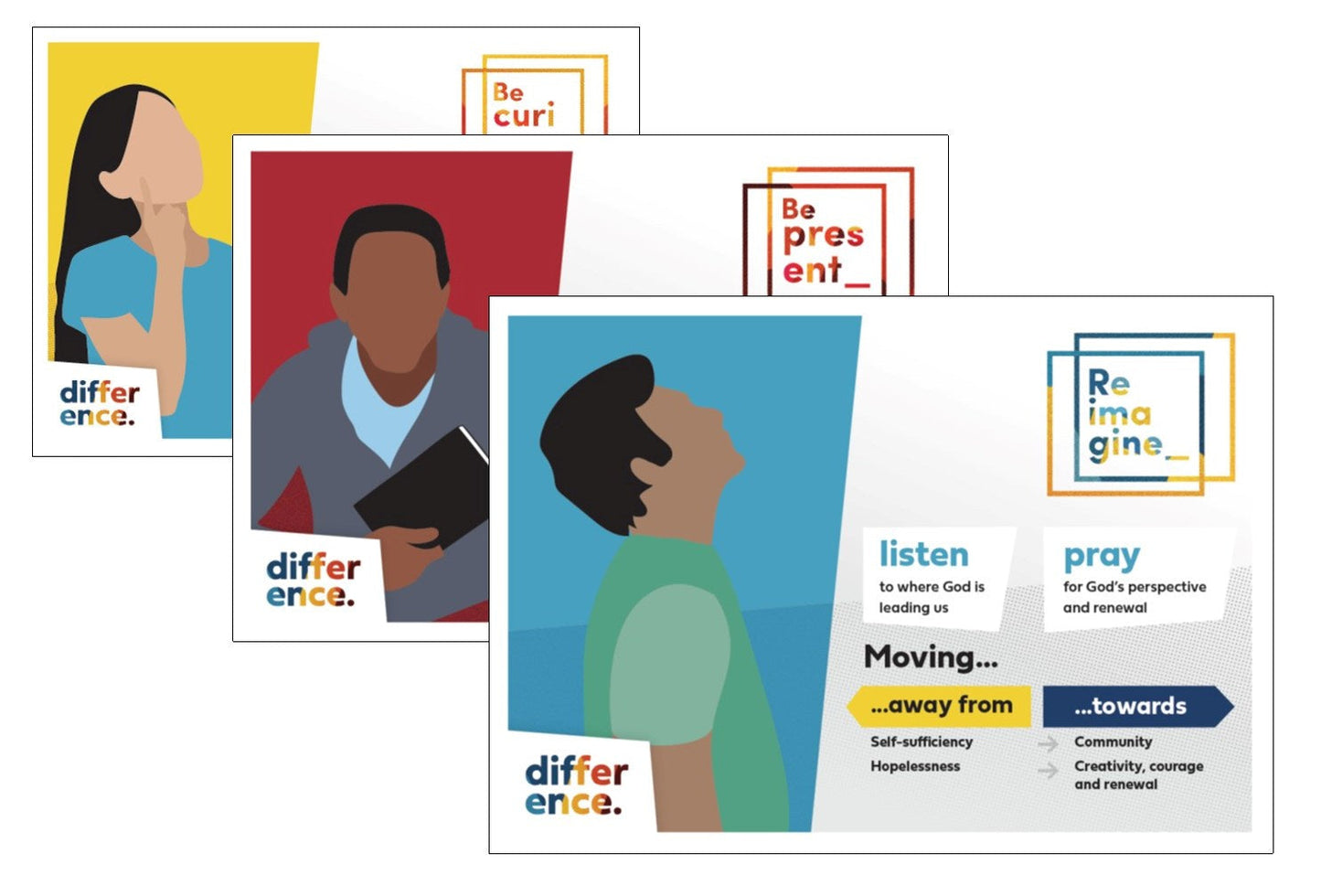 Difference Course Postcard Pack - Re-vived