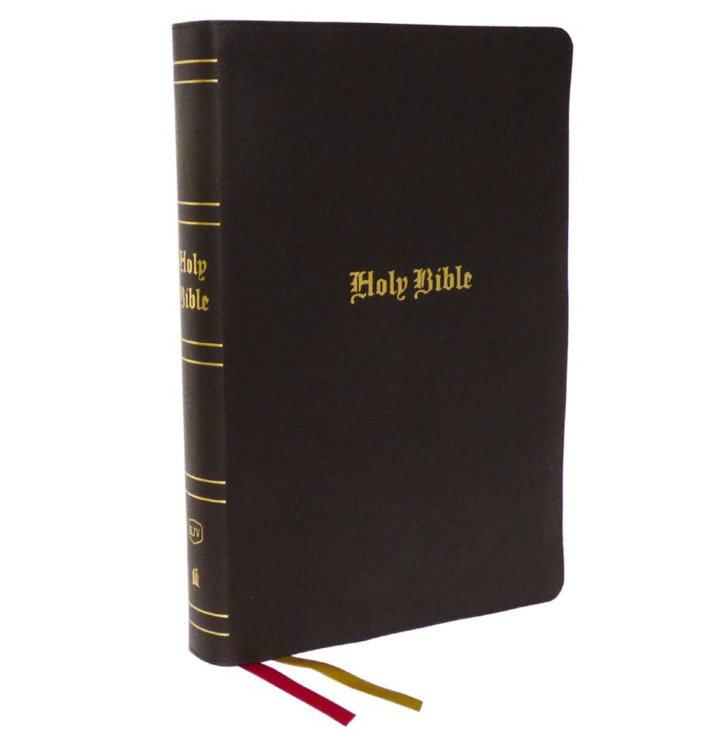 KJV Super Giant Print Reference Bible, Brown, Indexed - Re-vived