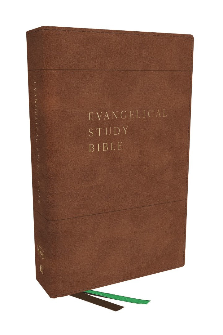 NKJV Evangelical Study Bible, Brown - Re-vived