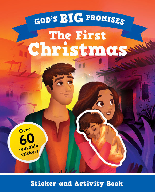 God's Big Promises Christmas Sticker and Activity Book - Re-vived