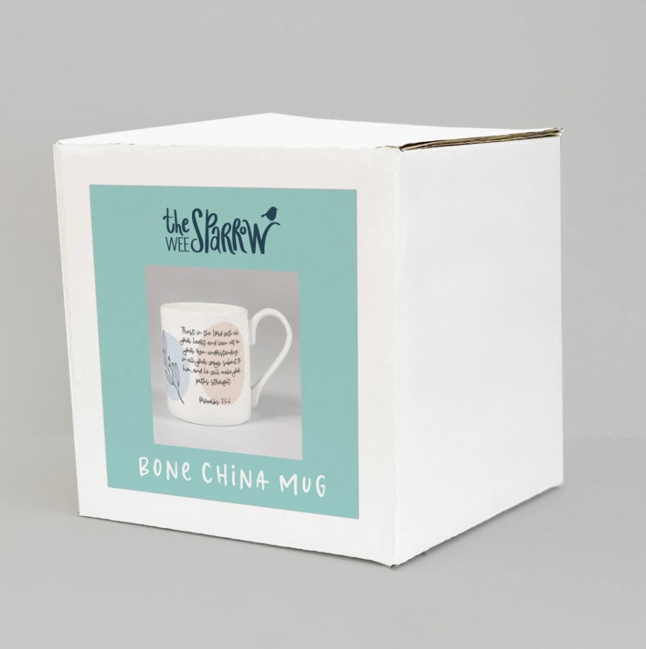 Trust in the Lord (Flora) Bone China Mug - Re-vived