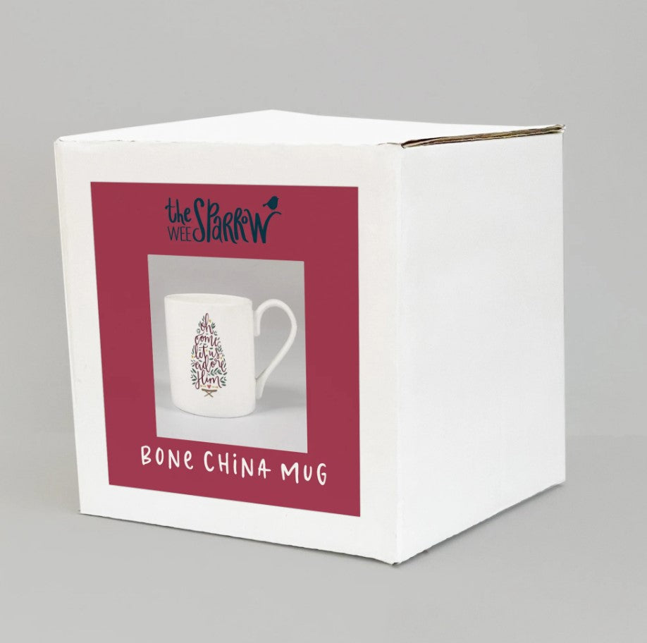 O Come Let Us Adore Him Christmas Mug - Re-vived
