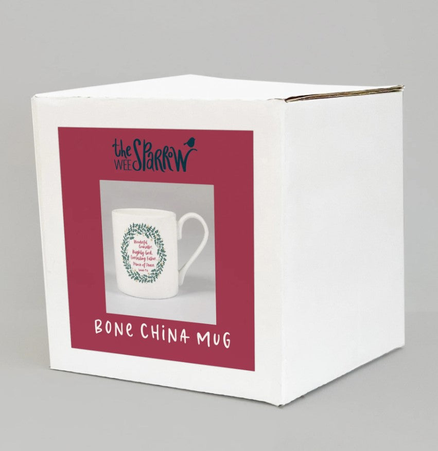 Wonderful Counsellor Christmas Mug - Re-vived