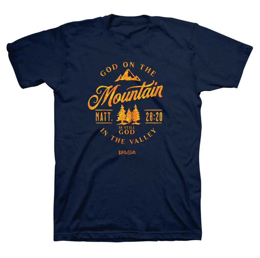 God on the Mountain T-Shirt, Small - Re-vived