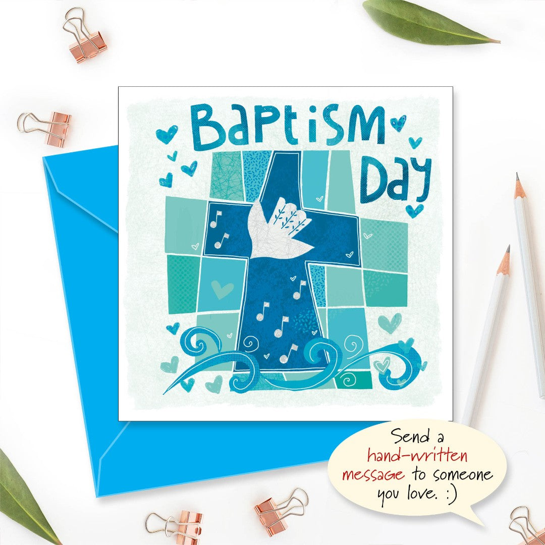 Baptism Day Greetings Card - Re-vived