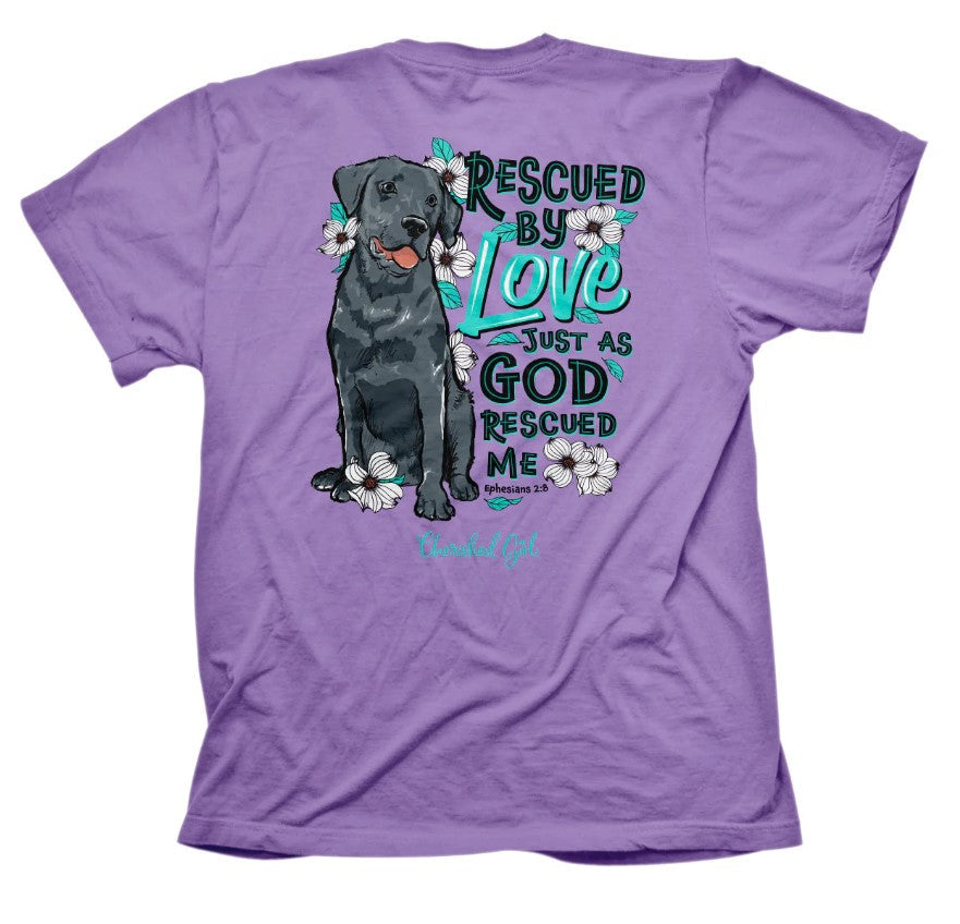 Cherished Girl Rescued T-Shirt, Medium - Re-vived